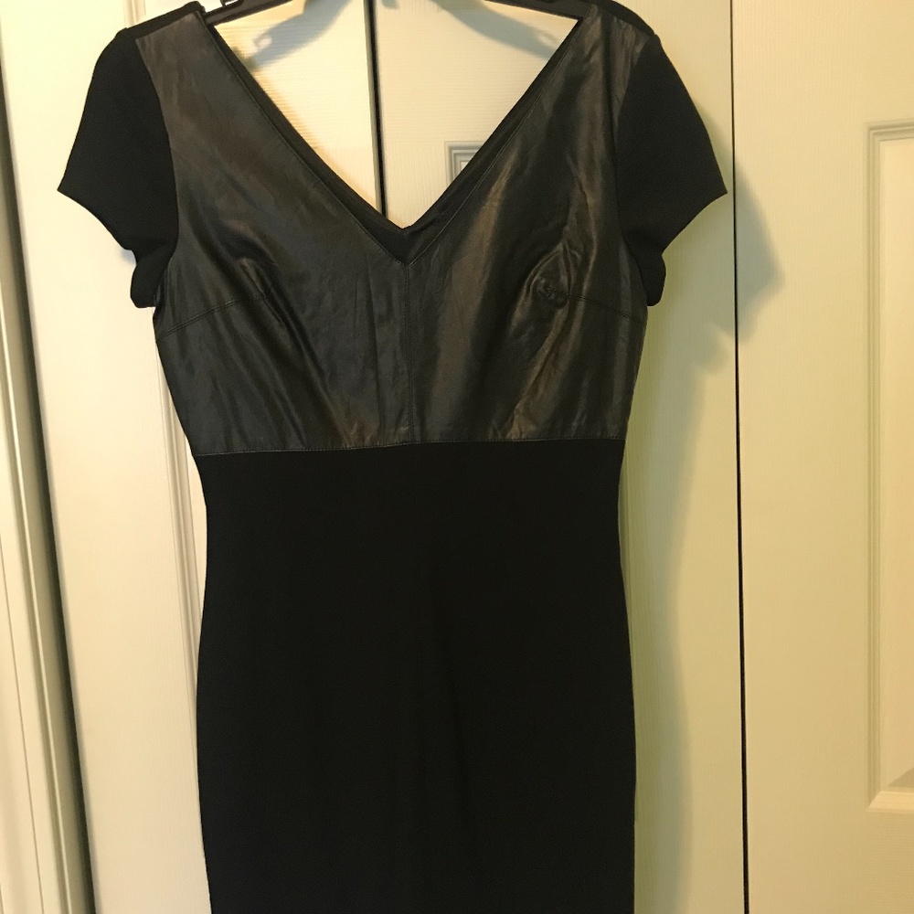 Fate faux leather dress size small